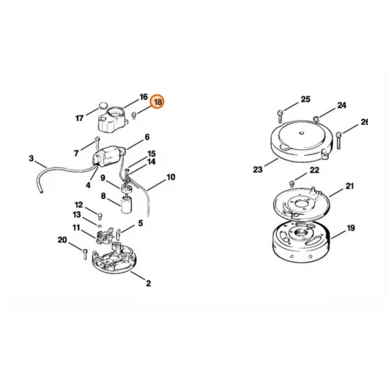 STIHL  Śruba z łbem cylindrycznym M3x8 9047 319 0340